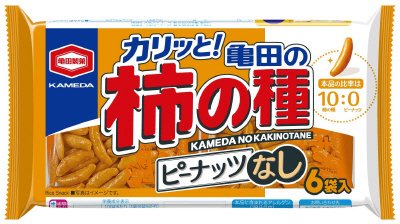 亀田の柿の種ピーナッツなし６袋詰