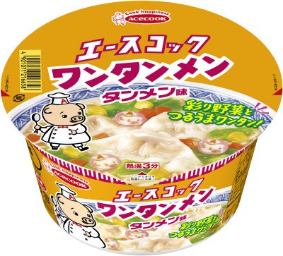ワンタンメンどんぶり　タンメン味