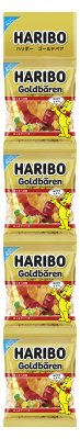 ハリボー　ゴールドベア4連グミ