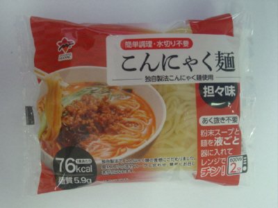 こんにゃく麺坦々味