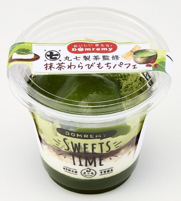 丸七製茶監修　抹茶わらびもちパフェ