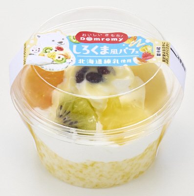 しろくま風パフェ