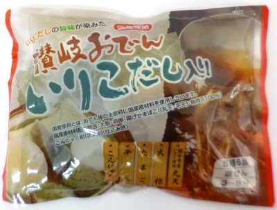 讃岐おでんいりこだし入り５種６品　１人前