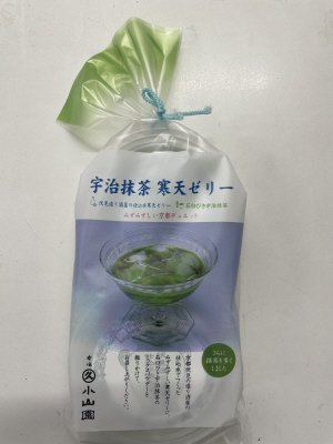 宇治抹茶寒天ゼリー