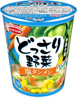どっさり野菜　塩タンメン
