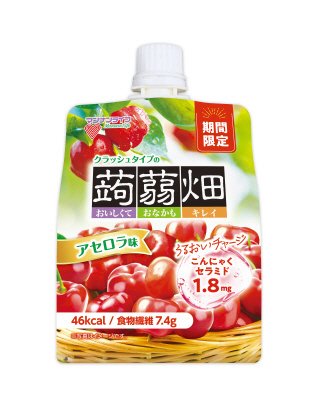 クラッシュタイプの蒟蒻畑アセロラ味