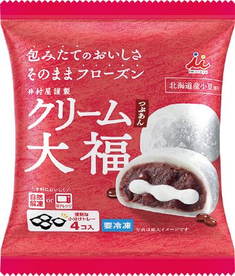 ４コ入クリーム大福（つぶあん）