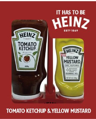 トマトケチャップ・イエローマスタードセット