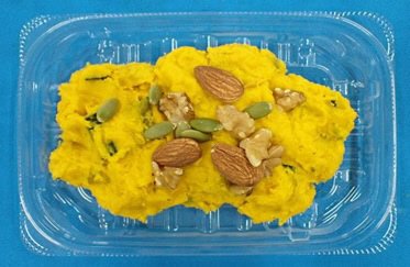 北海道産南瓜のデザート風サラダ（ナッツ）増量