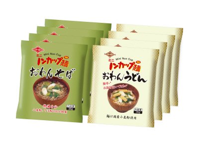 ミニノンカップ麺和風セット
