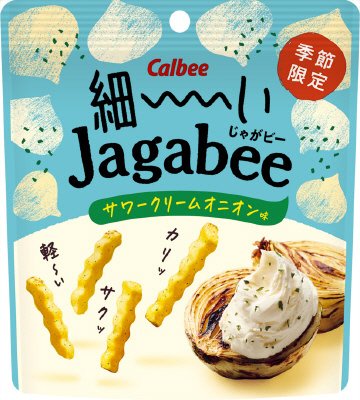 細ーいＪａｇａｂｅｅサワークリームオニオン味