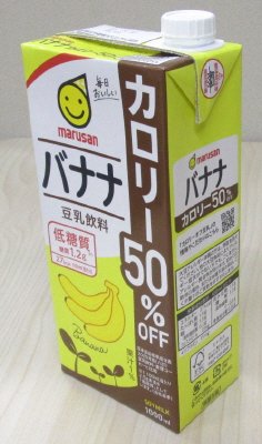 豆乳飲料バナナカロリー５０％オフ