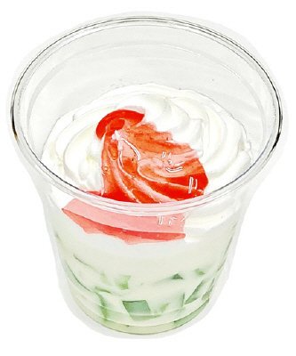 クリームメロンソーダパフェ