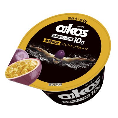 ダノンオイコス　高吸収タンパク質　パッションフルーツ