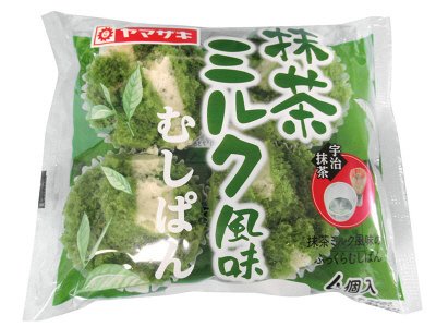 抹茶ミルク風味むしぱん