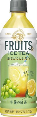 午後の紅茶　ＦＲＵＩＴＳ　＆　ＩＣＥ　ＴＥＡ　白ぶどうとレモン