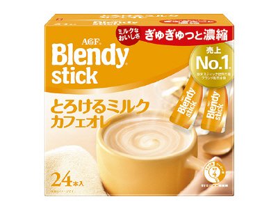 「ブレンディ」スティック　とろけるミルクカフェオレ２４本