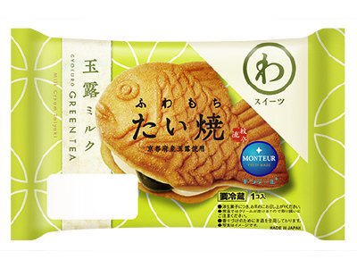 ふわもちたい焼・玉露ミルク