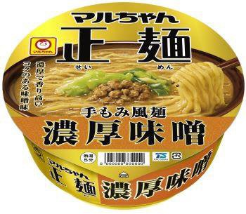 マルちゃん正麺　カップ　濃厚味噌