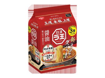 日清ラ王　醤油　３食パック