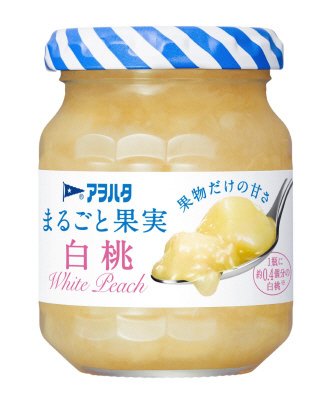 まるごと果実　白桃