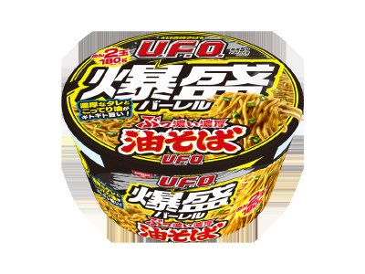 日清焼そばＵ．Ｆ．Ｏ．爆盛バーレル　油そば