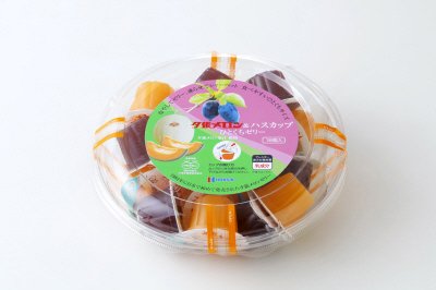 夕張メロン＆ハスカップひとくちゼリー