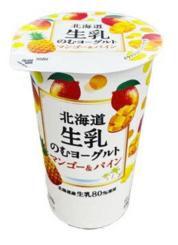 北海道生乳のむヨーグルト マンゴー＆パイン
