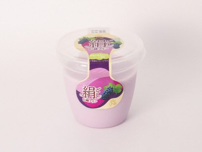 絹ごし巨峰プリン