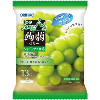 ぷるんと蒟蒻ゼリーパウチ　シャインマスカット