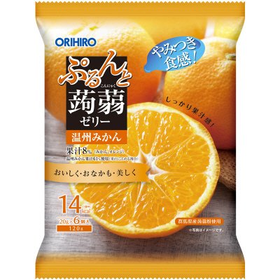 ぷるんと蒟蒻ゼリーパウチ　温州みかん