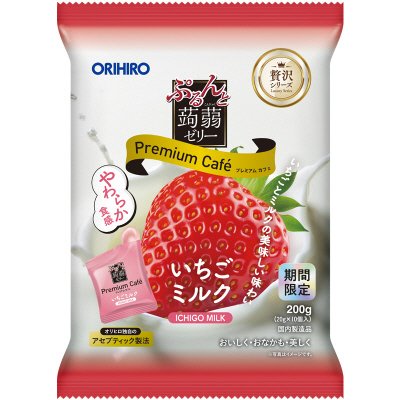 ぷるんと蒟蒻ゼリープレミアムカフェ　いちごミルク