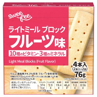 Sweefee　ライトミールブロック　フルーツ味