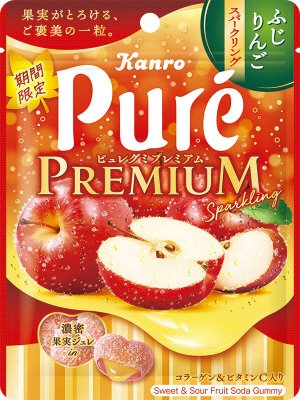 ピュレグミプレミアムふじりんごスパークリング