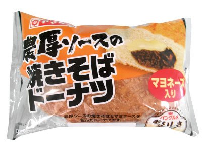 濃厚ソースの焼きそばドーナツ