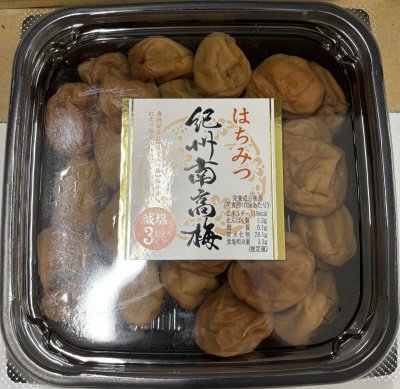 紀州南高梅はちみつ減塩3％