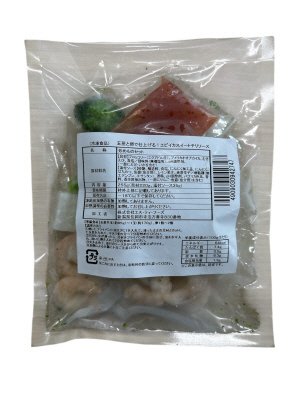 玉葱と卵で仕上げる！エビイカスイートチリソース