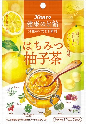 健康のど飴はちみつ柚子茶