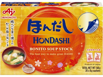 「ほんだし®」小袋２０袋入箱（Ｋ－２０）インバウンド向けパッケージ
