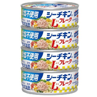 食塩不使用シーチキンＬフレーク４缶