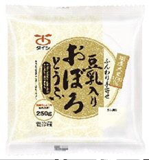 国産大豆100％豆乳入りおぼろとうふ　たれ付