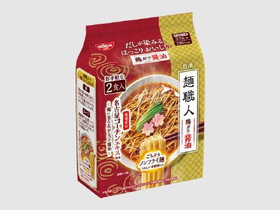 日清麺職人　鶏ガラ醤油　２食パック