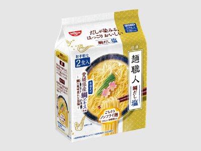 日清麺職人　鯛だし塩　２食パック