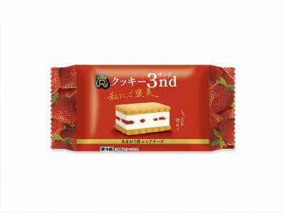 クッキー３nd  あまおう苺＆レアチーズ