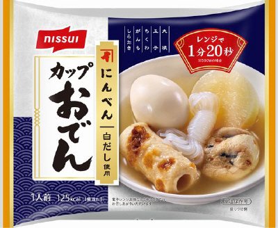 にんべん白だし使用カップおでん