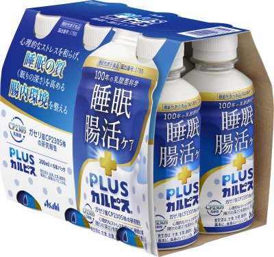 「ＰＬＵＳカルピス（Ｒ）　睡眠・腸活ケア」