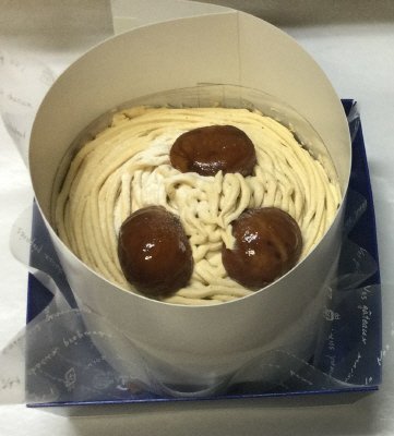 渋皮栗のチョコモンブラン