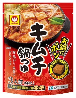お鍋にポン　キムチ鍋つゆ　３人前
