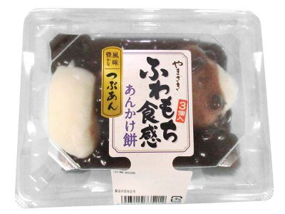 ふわもち食感あんかけ餅　つぶあん