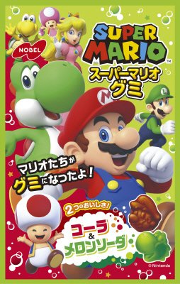 スーパーマリオグミ　コーラ＆メロンソーダ